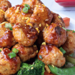 Sweet & Spicy Chicken Meatballs