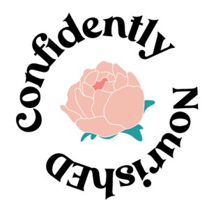 confidently nourished, alternative logo 